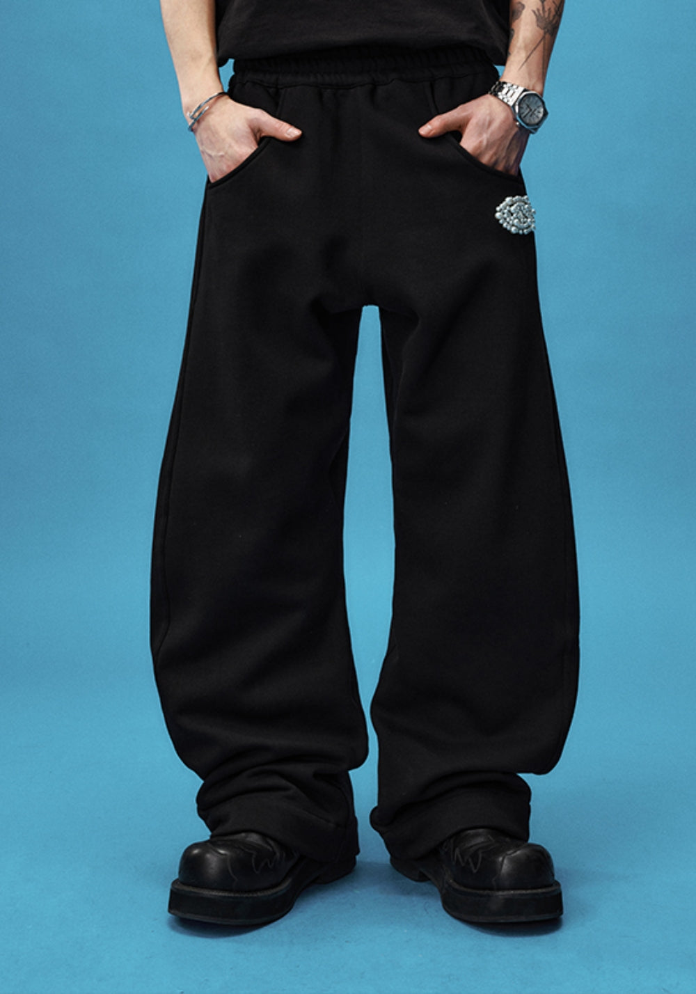 YADcrew丨YADcrew Black Raw Denim - PSYLOS 1, YADcrew丨YADcrew Black Raw Denim, Pants, YADcrew, PSYLOS 1